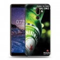 Дизайнерский пластиковый чехол для Nokia 7 Plus Heineken