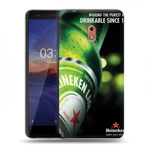 Дизайнерский силиконовый чехол для Nokia 2.1 Heineken