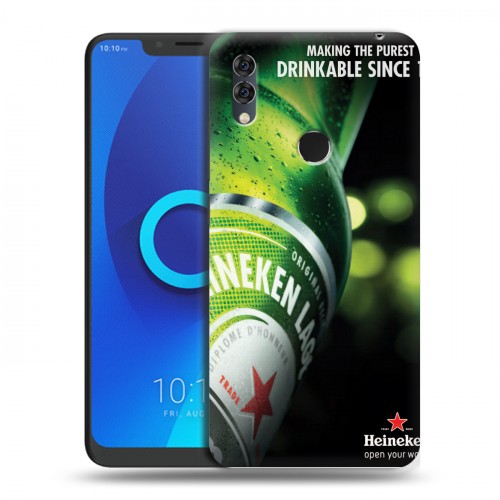 Дизайнерский силиконовый чехол для Alcatel 5V Heineken