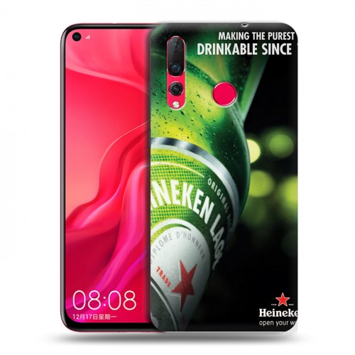 Дизайнерский пластиковый чехол для Huawei Nova 4 Heineken