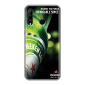 Дизайнерский силиконовый с усиленными углами чехол для Huawei P30 Lite Heineken