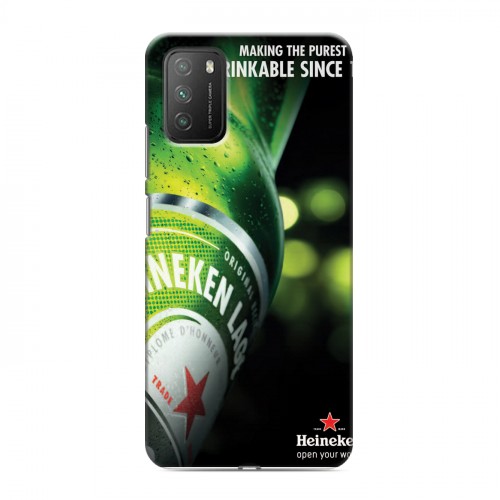 Дизайнерский пластиковый чехол для Xiaomi Poco M3 Heineken