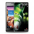 Дизайнерский пластиковый чехол для Huawei Ascend P1 Heineken