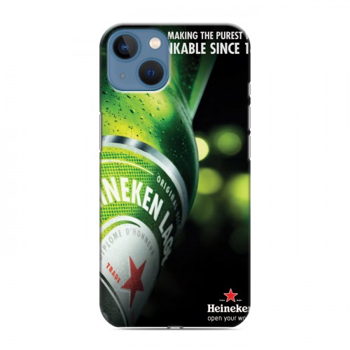 Дизайнерский силиконовый чехол для Iphone 13 Heineken