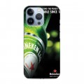 Дизайнерский силиконовый чехол для Iphone 13 Pro Heineken