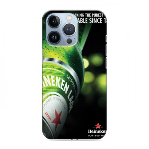 Дизайнерский силиконовый чехол для Iphone 13 Pro Heineken