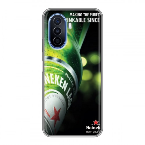 Дизайнерский силиконовый чехол для Huawei Nova Y70 Heineken