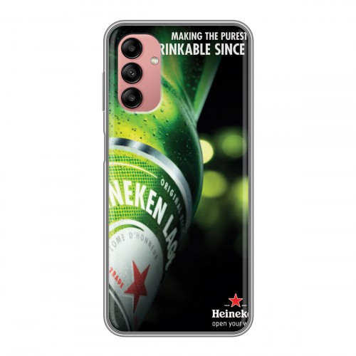 Дизайнерский силиконовый чехол для Samsung Galaxy A04s Heineken