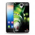 Дизайнерский пластиковый чехол для Lenovo S890 Heineken