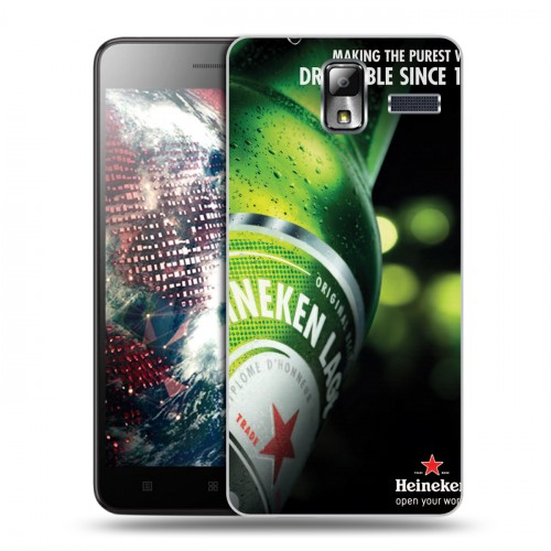 Дизайнерский силиконовый чехол для Lenovo S580 Ideaphone Heineken