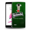 Дизайнерский пластиковый чехол для LG G4 Stylus Heineken