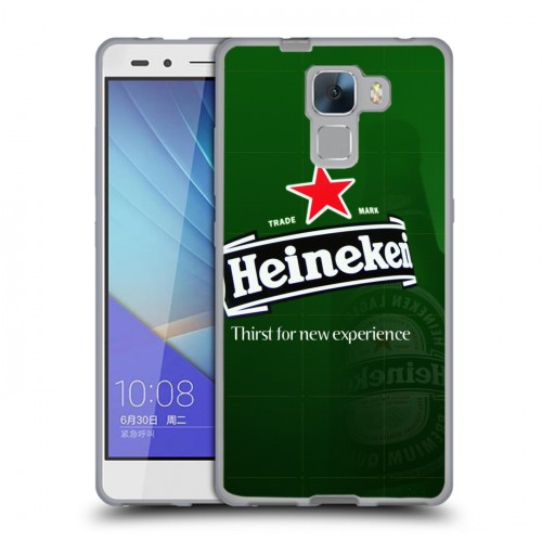 Дизайнерский пластиковый чехол для Huawei Honor 7 Heineken