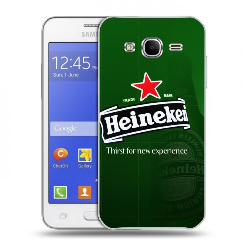 Дизайнерский силиконовый чехол для Samsung Galaxy J7 Heineken