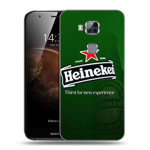 Дизайнерский пластиковый чехол для Huawei G8 Heineken