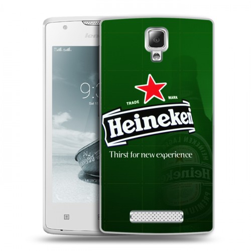 Дизайнерский пластиковый чехол для Lenovo A1000 Heineken