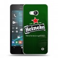 Дизайнерский пластиковый чехол для Microsoft Lumia 550 Heineken