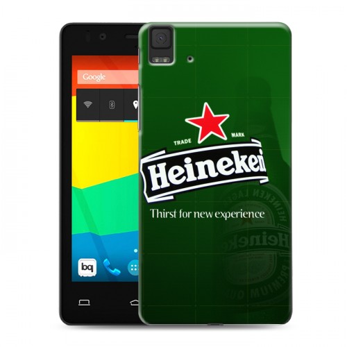 Дизайнерский силиконовый чехол для BQ Aquaris E4.5 Heineken