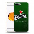 Дизайнерский пластиковый чехол для Iphone 7 Plus / 8 Plus Heineken