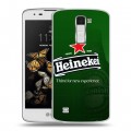 Дизайнерский пластиковый чехол для LG K8 Heineken