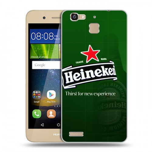 Дизайнерский пластиковый чехол для Huawei GR3 Heineken