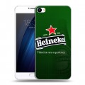 Дизайнерский пластиковый чехол для Meizu U20 Heineken