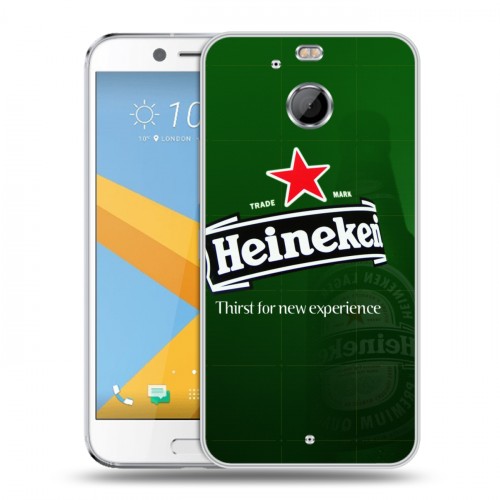 Дизайнерский пластиковый чехол для HTC 10 evo Heineken