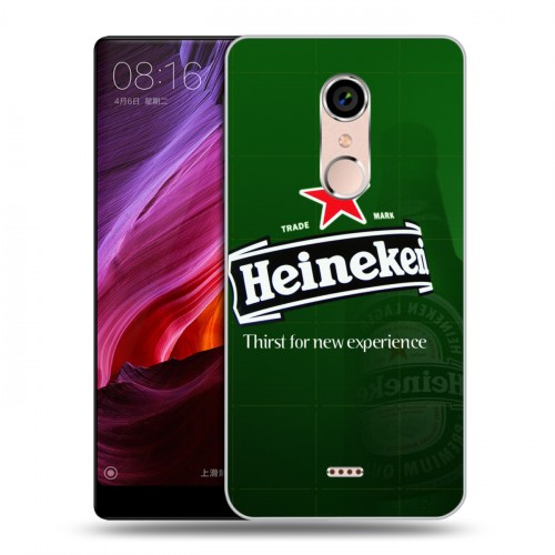 Дизайнерский силиконовый чехол для BQ Strike Selfie Max Heineken