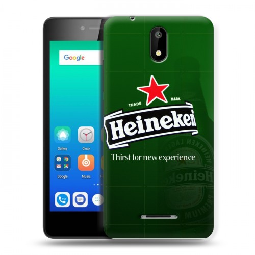 Дизайнерский силиконовый чехол для Micromax Q409 Heineken