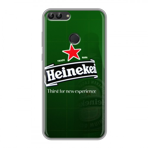 Дизайнерский силиконовый чехол для Huawei P Smart Heineken