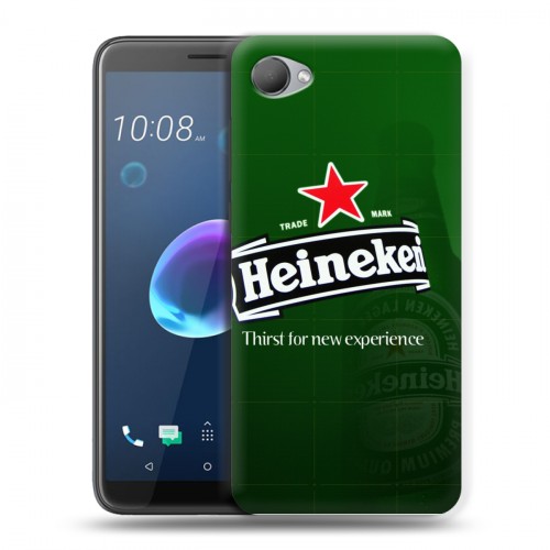 Дизайнерский пластиковый чехол для HTC Desire 12 Heineken