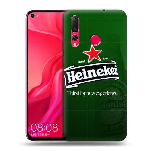 Дизайнерский пластиковый чехол для Huawei Nova 4 Heineken