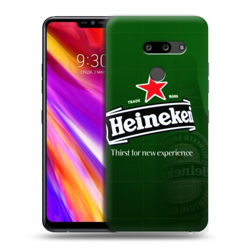 Дизайнерский пластиковый чехол для LG G8 ThinQ Heineken