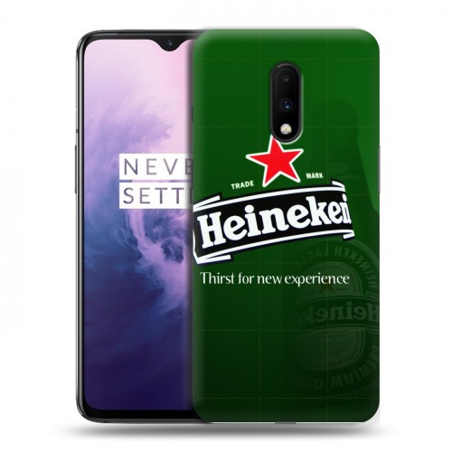 Дизайнерский пластиковый чехол для OnePlus 7 Heineken