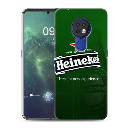 Дизайнерский силиконовый чехол для Nokia 6.2 Heineken