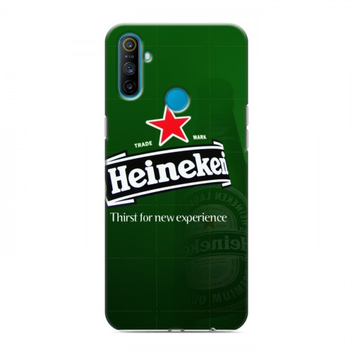 Дизайнерский пластиковый чехол для Realme C3 Heineken