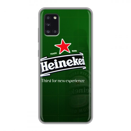 Дизайнерский силиконовый чехол для Samsung Galaxy A31 Heineken