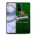 Дизайнерский пластиковый чехол для Huawei Honor 30 Heineken