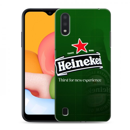 Дизайнерский силиконовый чехол для Samsung Galaxy M01 Heineken