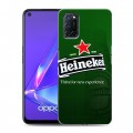 Дизайнерский пластиковый чехол для OPPO A52 Heineken