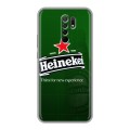 Дизайнерский силиконовый чехол для Xiaomi RedMi 9 Heineken