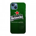 Дизайнерский силиконовый чехол для Iphone 13 Heineken