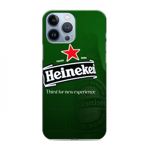 Дизайнерский силиконовый чехол для Iphone 13 Pro Max Heineken
