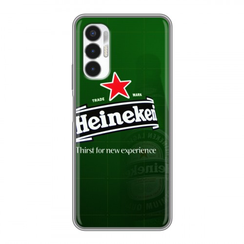 Дизайнерский силиконовый чехол для Tecno Pova 3 Heineken