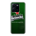 Дизайнерский силиконовый чехол для Vivo Y35 Heineken