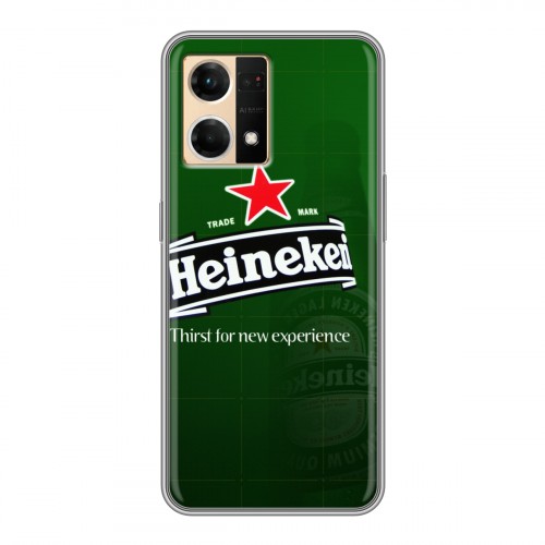 Дизайнерский силиконовый чехол для OPPO Reno7 Heineken