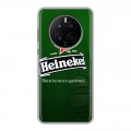 Дизайнерский силиконовый с усиленными углами чехол для Huawei Mate 50 Heineken