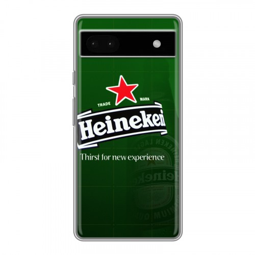 Дизайнерский силиконовый чехол для Google Pixel 6a Heineken