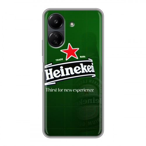 Дизайнерский силиконовый чехол для Xiaomi Poco C65 Heineken