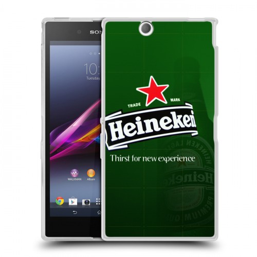 Дизайнерский пластиковый чехол для Sony Xperia Z Ultra  Heineken