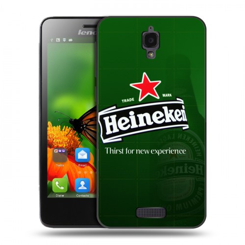 Дизайнерский пластиковый чехол для Lenovo S660 Heineken